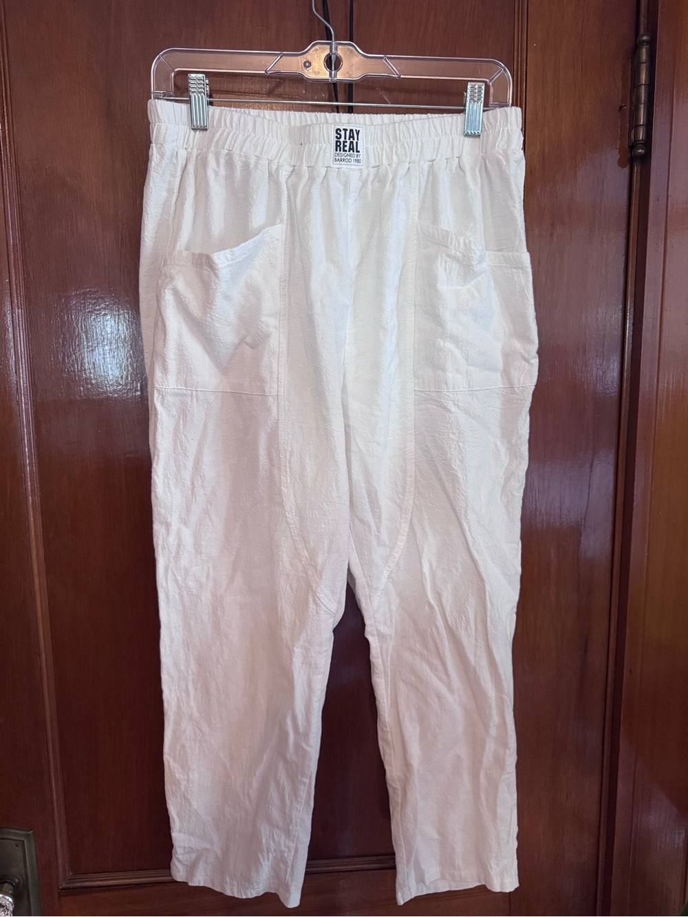 Vintage crepe cotton pants
